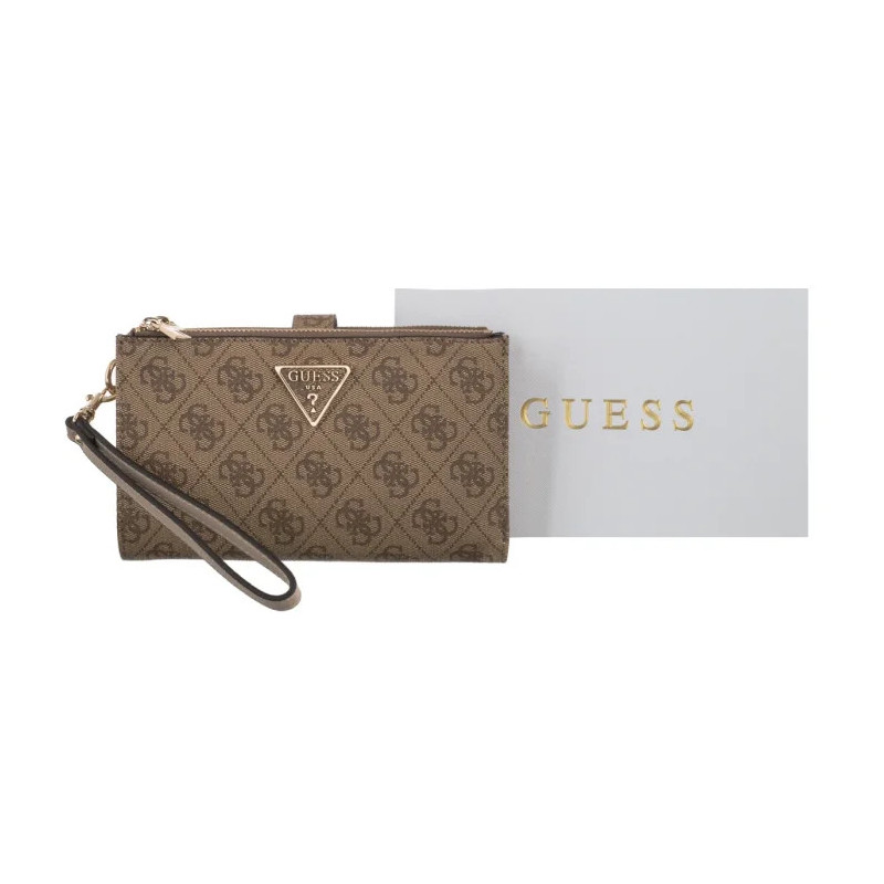 Guess Laurel II Slg Dbl Zip Organizer SWSG74 59157 Latte Logo (GU861-c) käekott