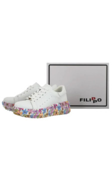 Filippo Białe/Multikolor DP7507/26 WH MLT (FO218-a) kingad