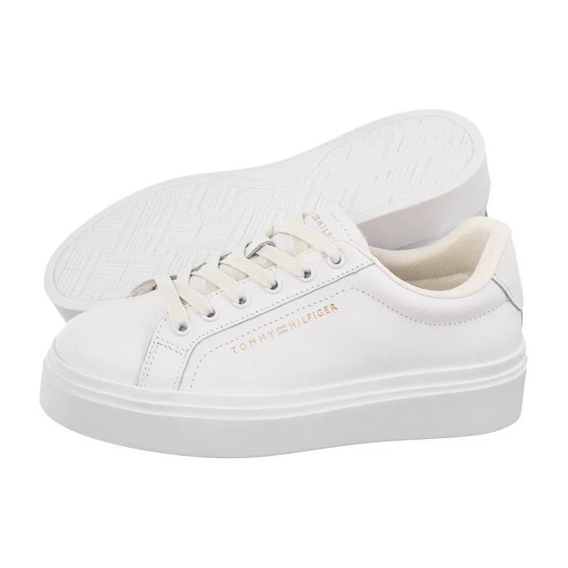 Tommy Hilfiger TH Chic Cupsole Platform White/Ecru FW0FW09107 01T (TH1442-a) spordijalatsid