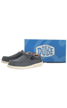 Hey Dude Wally Stretch Canvas Blue 40022-425 (HY13-a) kingad
