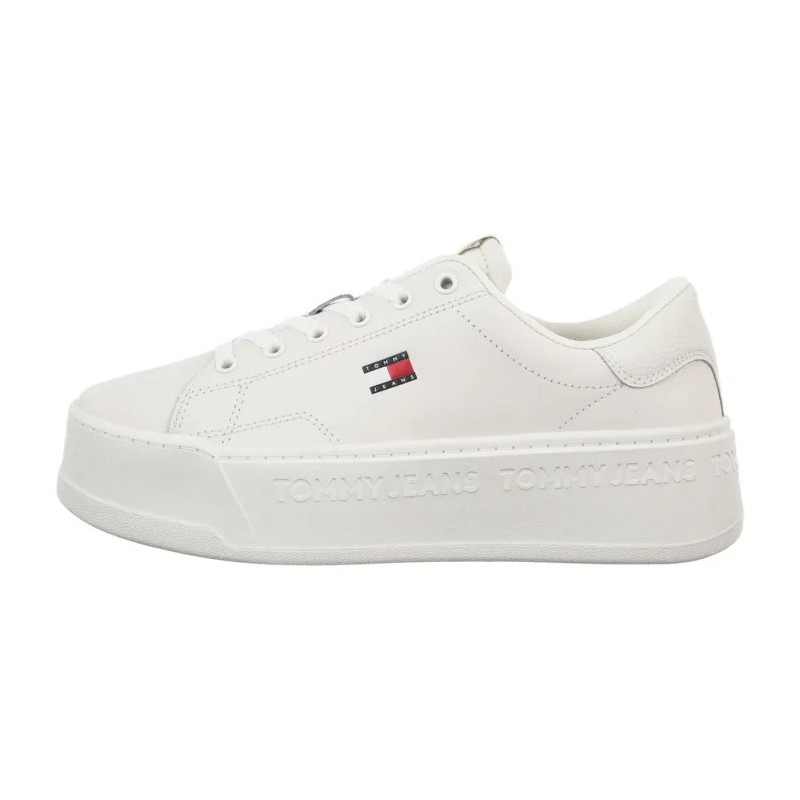 Tommy Hilfiger Tjw Script Cupsole Flatform Ecru EN0EN02961 YBL (TH1448-a) kingad