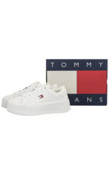Tommy Hilfiger Tjw Script Cupsole Flatform Ecru EN0EN02961 YBL (TH1448-a) spordijalatsid