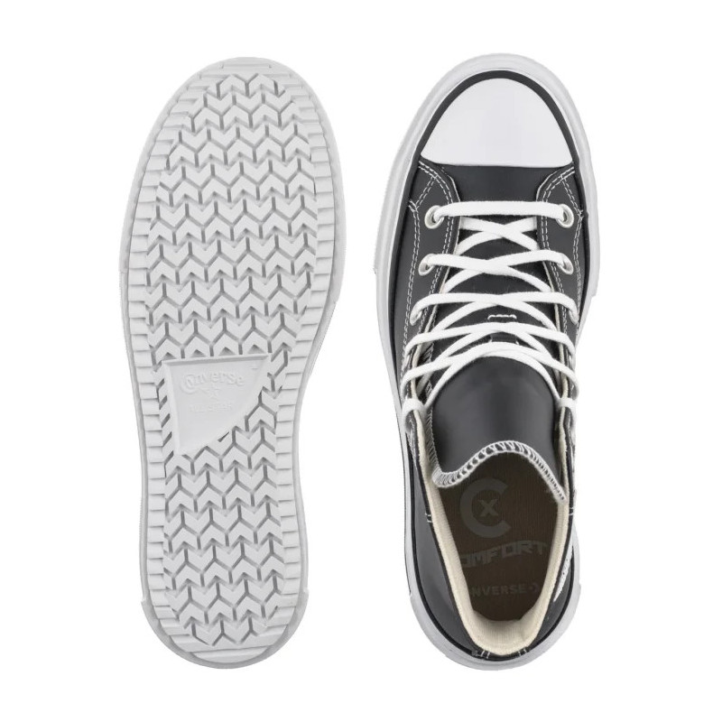 Converse Ctas Lift Double Stack Hi Black/White/Black (CO832-a) kingad