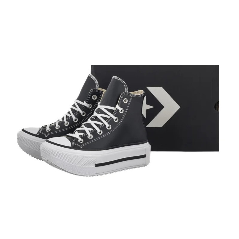 Converse Ctas Lift Double Stack Hi Black/White/Black (CO832-a) kingad