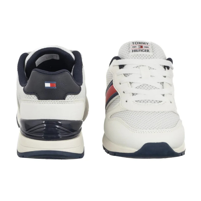 Tommy Hilfiger Flag Low Cut Lace-Up Sneaker White/Blue T3X9-34375-1697X336 (TH1454-a) spordijalatsid