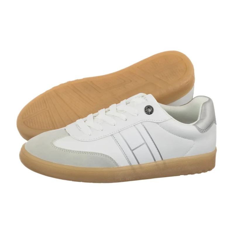 Tommy Hilfiger Low Cut Lace-Up Sneaker White/Silver T3A9-34242-1269X025 (TH1455-a) spordijalatsid