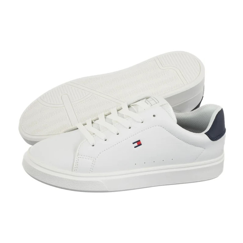 Tommy Hilfiger Low Cut Lace-Up Sneaker White/Blue T3X9-34350-1355X336 (TH1456-a) spordijalatsid