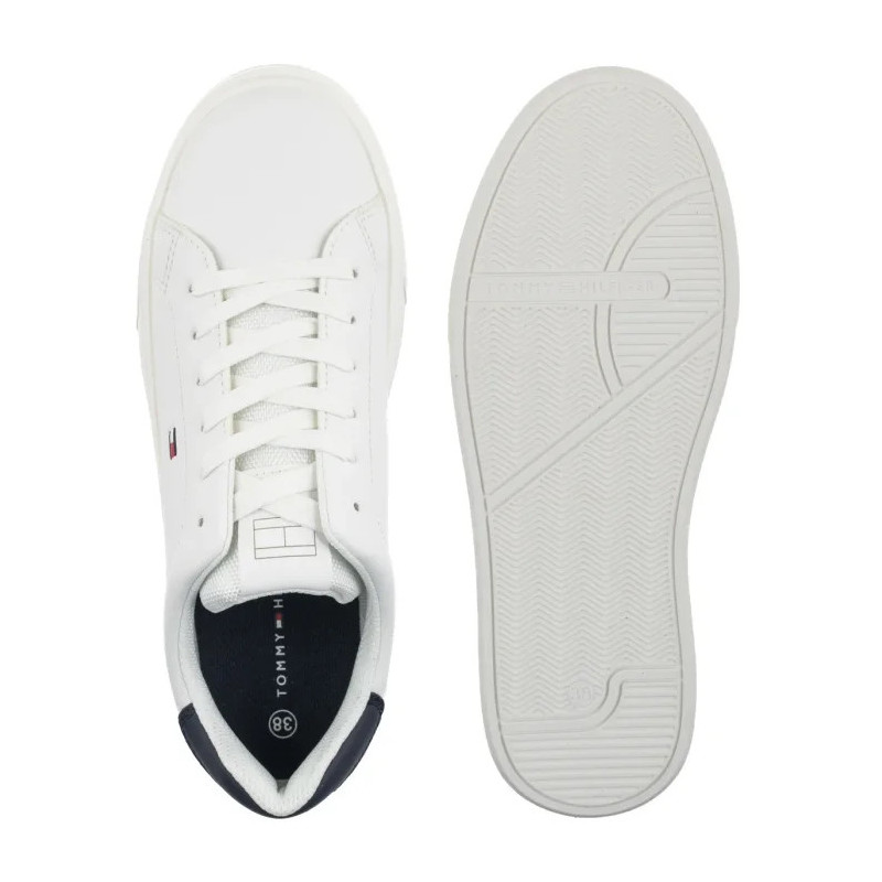 Tommy Hilfiger Low Cut Lace-Up Sneaker White/Blue T3X9-34350-1355X336 (TH1456-a) spordijalatsid