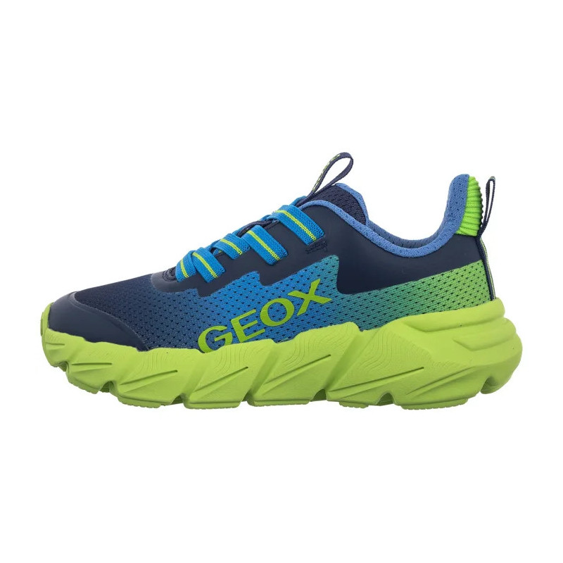 Geox J Flexyper Fast Lt Blue/Lime J46N1A O2A9J C4378 (GE248-b) spordijalatsid