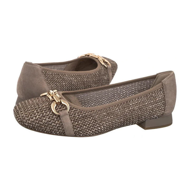 Caprice Brązowe 9-22503-42 326 Mud Comb (CP396-d) baleriinid