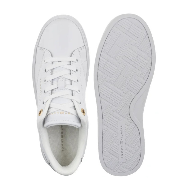 Tommy Hilfiger Th Feminine Cupsole Leather White FW0FW09105 YBS (TH1457-a) spordijalatsid