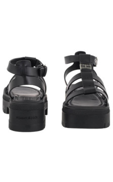 Tommy Hilfiger Tjw Fisherman Leather Max Sandal Black EN0EN029943 BDS (TH1460-a) kingad