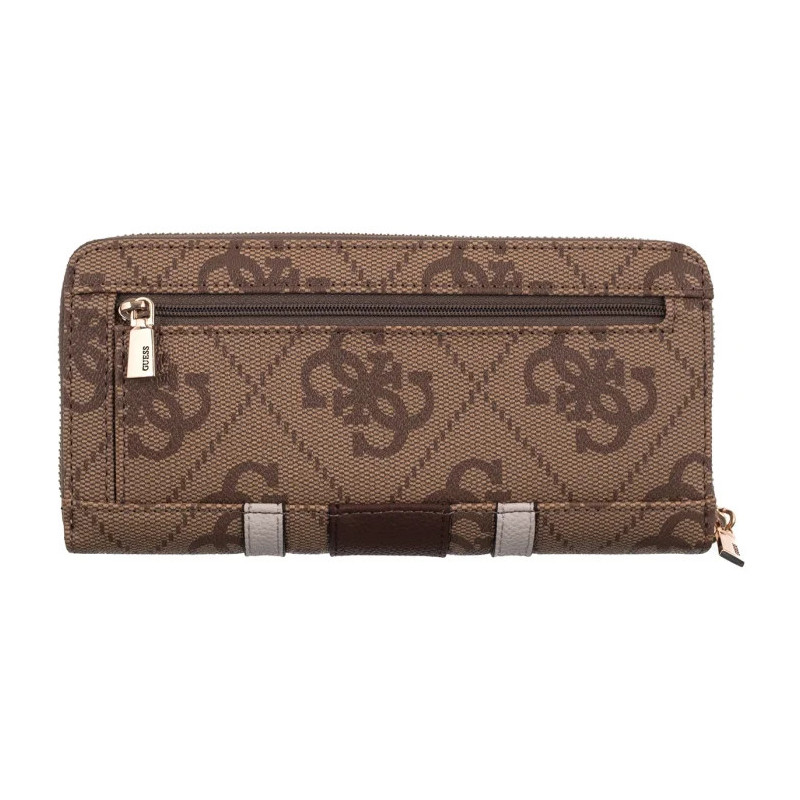 Guess Laurel II Slg Lrg Zip Around SWSS74 59146 Latte Logo/Brown (GU865-a) käekott
