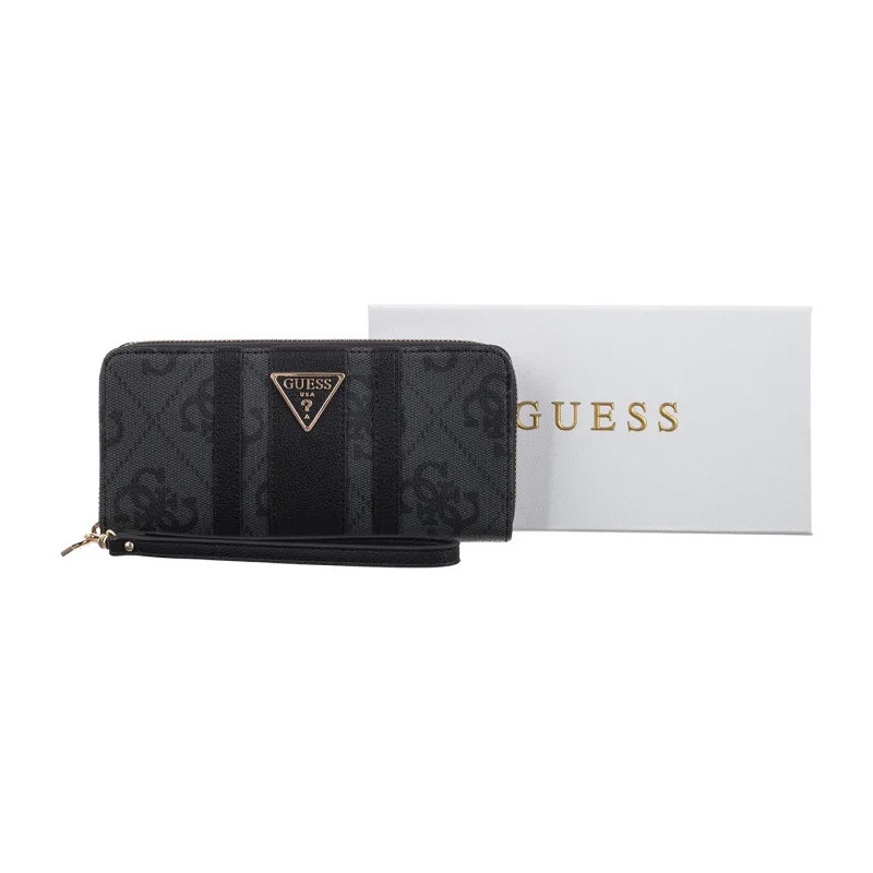 Guess Laurel II Slg Lrg Zip Around SWSS74 59146 Coal Logo (GU865-b) käekott