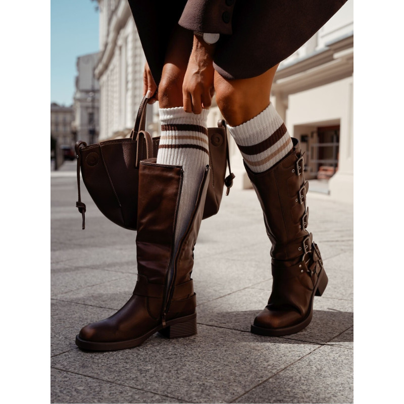 Milena puuvillased sokid põlvini