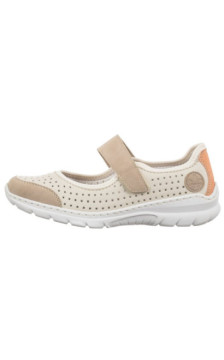 Rieker Beżowe L32B5-81 White Combination (RI76-b) kingad