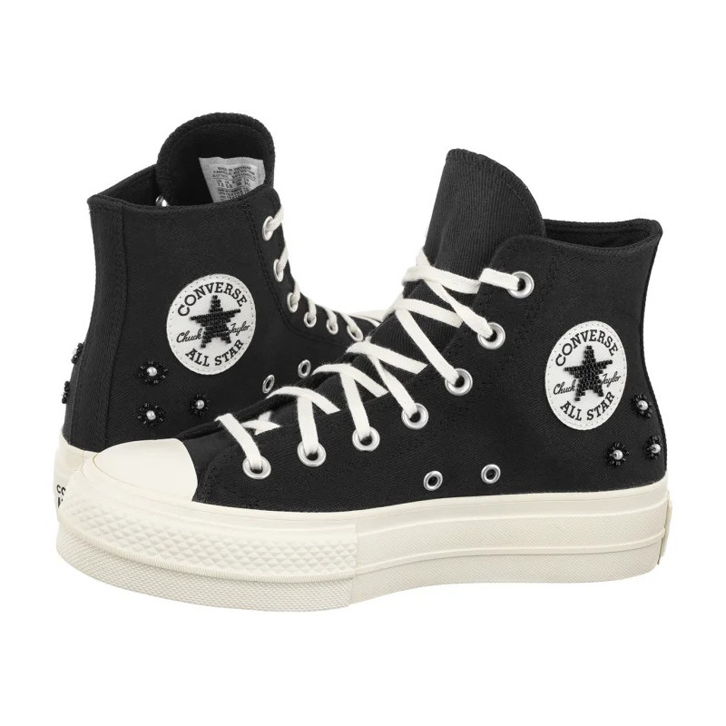 Converse CTAS LIFT HI Black/Black/Egret A17787C (CO838-a) kingad