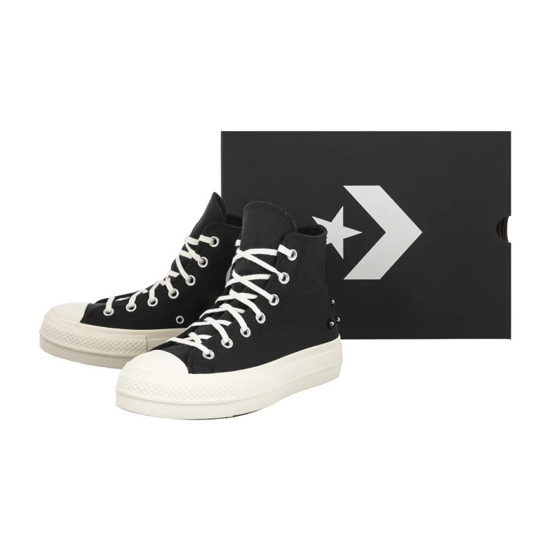 Converse CTAS LIFT HI Black/Black/Egret A17787C (CO838-a) kingad