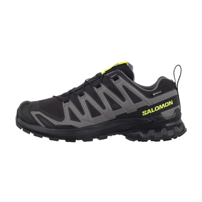 Salomon XA PRO 3D V9 GTX Black/Dark Gull Gray/Acid Lime 479873 (SO39-a) jooksujalatsid
