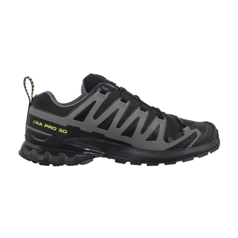 Salomon XA PRO 3D V9 GTX Black/Dark Gull Gray/Acid Lime 479873 (SO39-a) jooksujalatsid