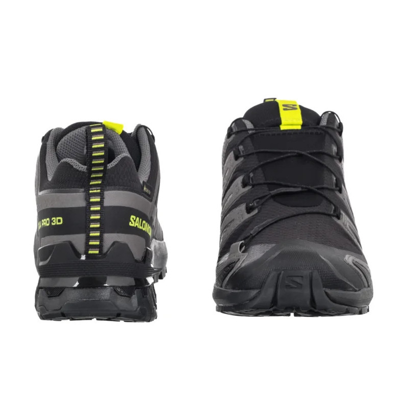 Salomon XA PRO 3D V9 GTX Black/Dark Gull Gray/Acid Lime 479873 (SO39-a) jooksujalatsid