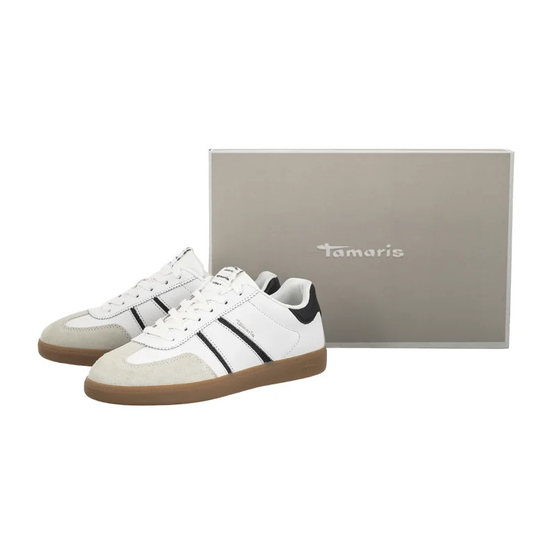 Tamaris Białe 1-23624-43 125 White/Black (TM522-c) spordijalatsid