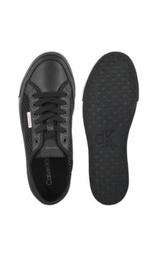 Calvin Klein Vulc Flatf Lace Up Lin Mesh Triple Black HW0HW02971 0GJ (CK731-b) spordijalatsid