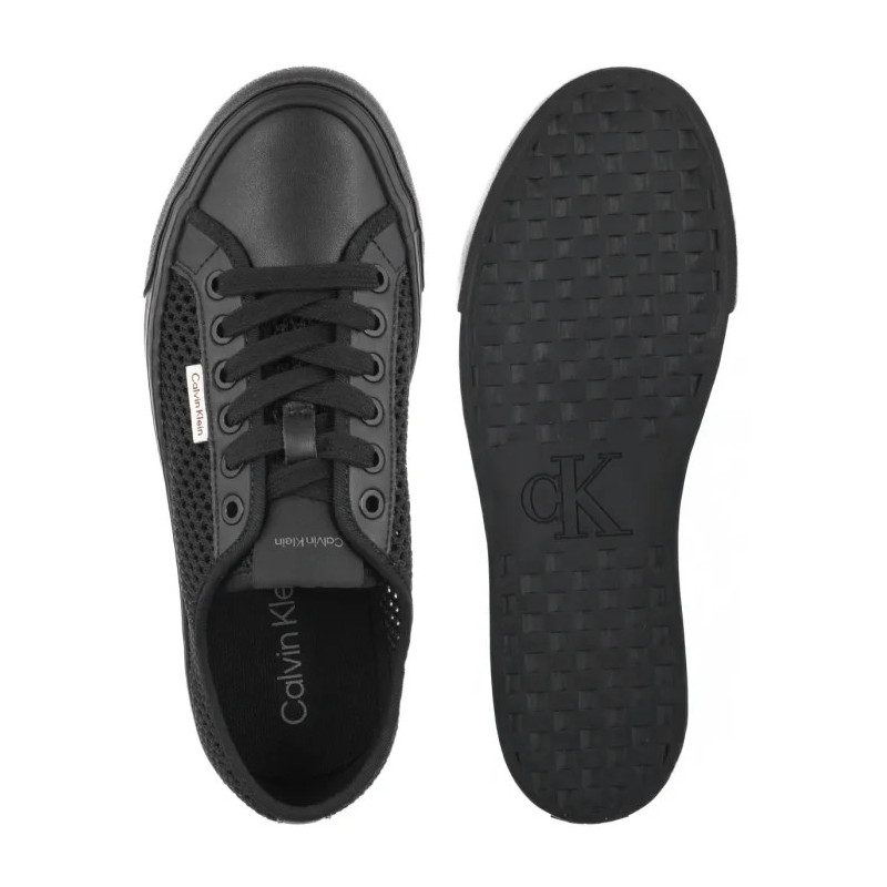 Calvin Klein Vulc Flatf Lace Up Lin Mesh Triple Black HW0HW02971 0GJ (CK731-b) spordijalatsid