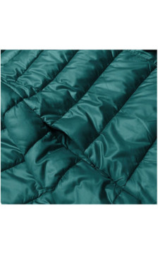 LONG JACKET WITH HOOD BLACK (PM7231) striukė