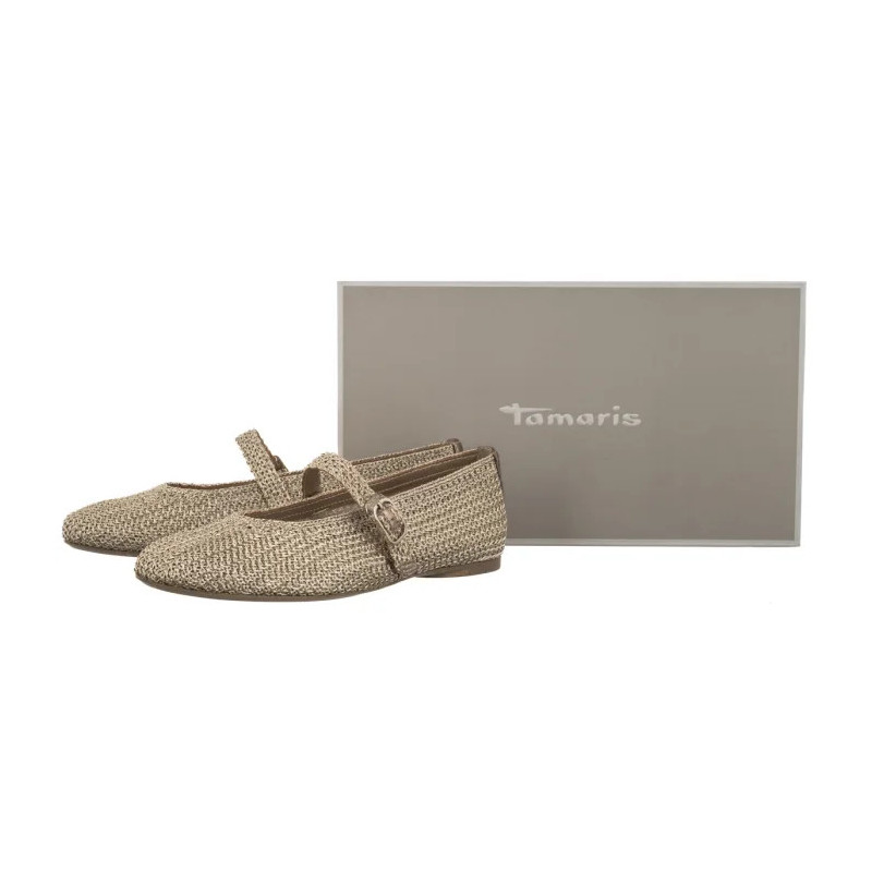 Tamaris Brązowe 1-22125-46 900 Bronce (TM575-a) baleriinid