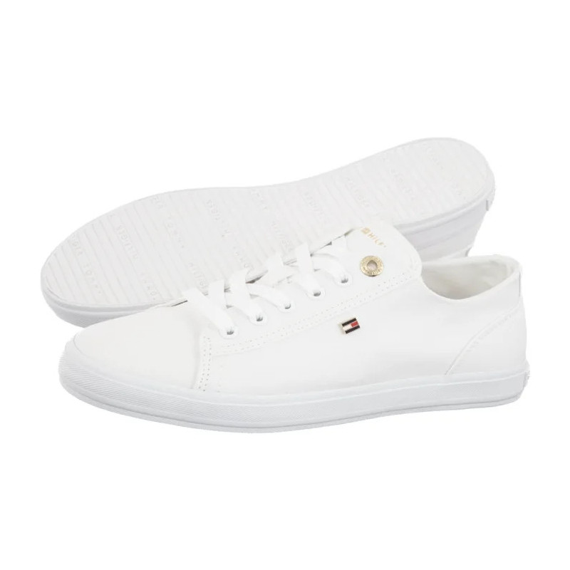 Tommy Hilfiger Th Foxing Sneaker Canvas White FW0FW09170 YBS (TH1477-a) kingad