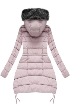 WINTERJACKE MIT KAPUZE PUDER ROSA (B3595) striukė