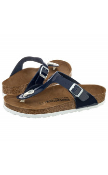 Birkenstock Gizeh Patent Granatowe 1005301 (BK51-a) šlepetės