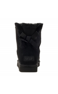 UGG Australia W Mini Bailey Bow II 1016501 W/BLK (UA13-b) batai