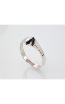 Hõbesõrmus 2101389(POx-Bk), Hõbe 925°, oksüüd (kate)