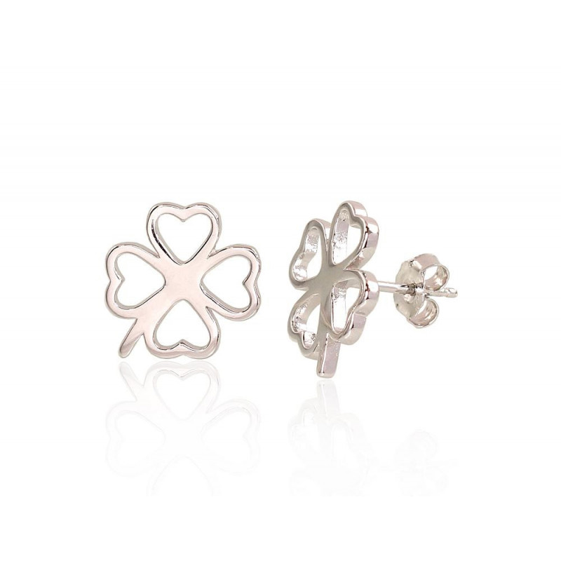 Hõbedast naelkõrvarõngad 2203148(PRh-Gr), Hõbe 925°, roodium (kate)