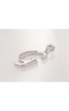 Hõberipats 2301611(PRh-Gr)_CZ, Hõbe 925°, roodium (kate), Tsirkonid