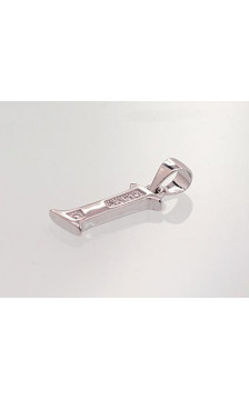 Hõberipats 2301613(PRh-Gr)_CZ, Hõbe 925°, roodium (kate), Tsirkonid