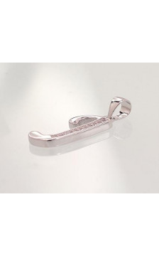 Hõberipats 2301614(PRh-Gr)_CZ, Hõbe 925°, roodium (kate), Tsirkonid