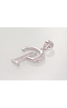 Hõberipats 2301620(PRh-Gr)_CZ, Hõbe 925°, roodium (kate), Tsirkonid