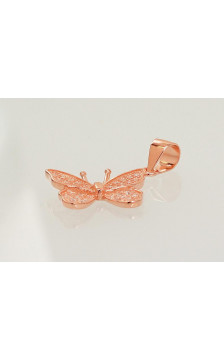 Hõberipats 2301650(PAu-R)_CZ, Hõbe 925°, punane kuld (kate), Tsirkonid