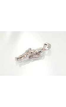 Hõberipats 2301737(PRh-Gr)_CZ, Hõbe 925°, roodium (kate), Tsirkonid