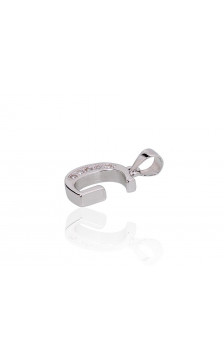 Hõberipats 2301838(PRh-Gr)_CZ, Hõbe 925°, roodium (kate), Tsirkonid