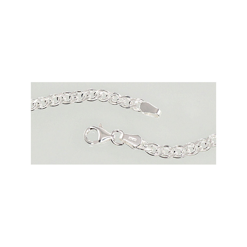 Hõbekett Crandmother 3.1 mm , kantide teemanttöötlus 2400077, Hõbe 925°